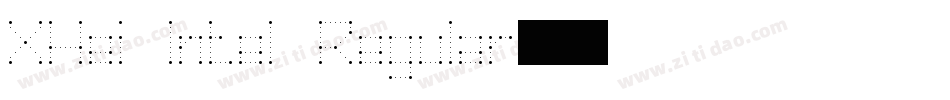 XHei lntel Regular字体转换
